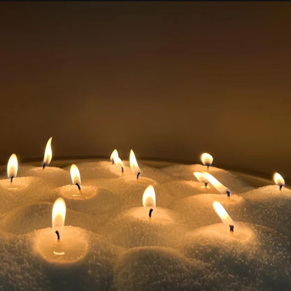 Homemade Candle Sand Home Decoration Colorful Sand Wax Wedding Halloween Christmas Party DIY Large Ice Wax Candle Material