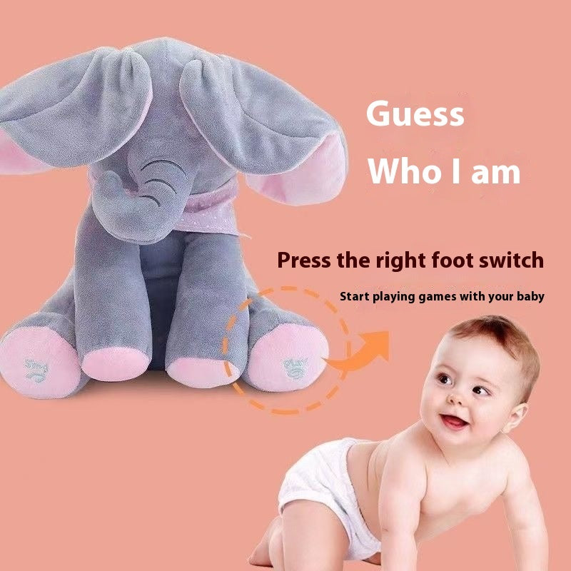 Hide-And-Seek Elephant Plush Toy