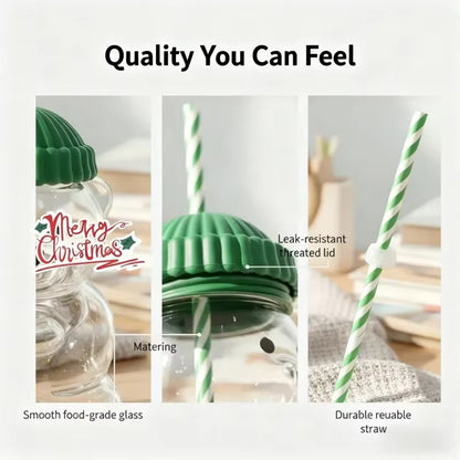 Iced Coffee Cup with Straw & Lid