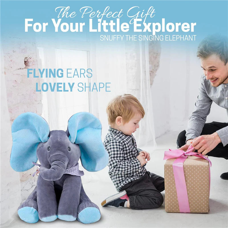 Hide-And-Seek Elephant Plush Toy