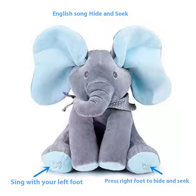 Hide-And-Seek Elephant Plush Toy