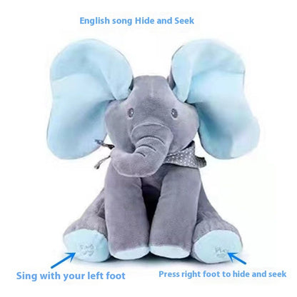 Hide-And-Seek Elephant Plush Toy
