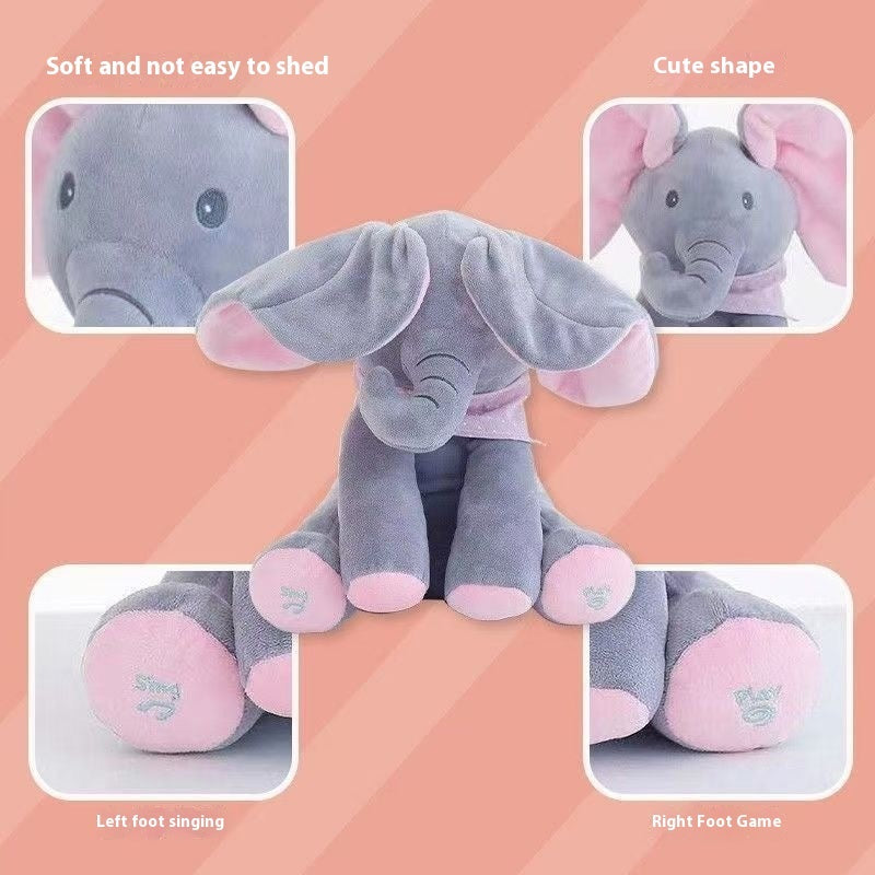 Hide-And-Seek Elephant Plush Toy