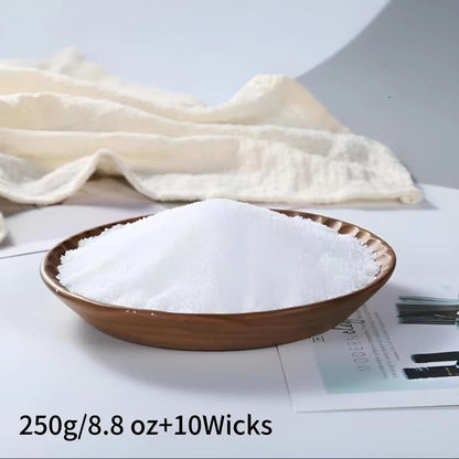 Homemade Candle Sand Home Decoration Colorful Sand Wax Wedding Halloween Christmas Party DIY Large Ice Wax Candle Material